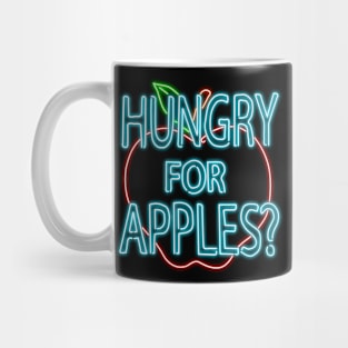 Neon Hungry for Apples Logo Mug